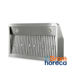 RVS afzuigkap schuinmodel met motor